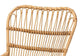 Earvin Modern Bohemian Natural Brown Rattan Armchair FredCo