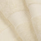Egyptian Cotton 500 GSM Right Hash Dobby Border 12-Piece Towel Set FredCo