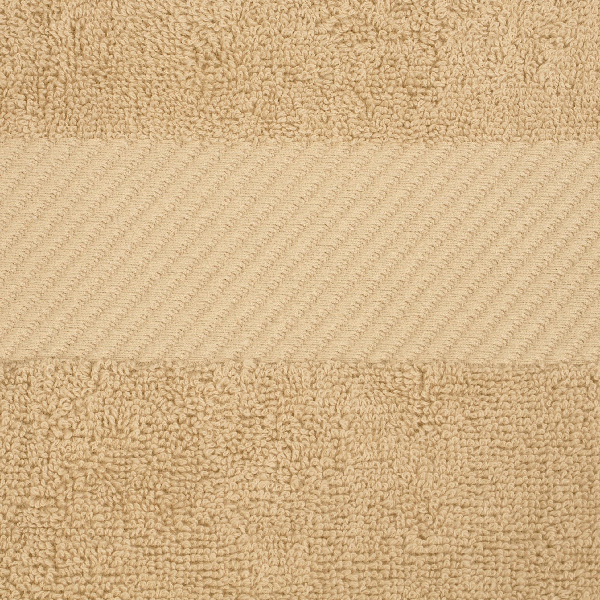 Egyptian Cotton 500 GSM Right Hash Dobby Border 12-Piece Towel Set FredCo