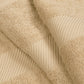 Egyptian Cotton 500 GSM Right Hash Dobby Border 12-Piece Towel Set FredCo