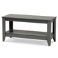 Elada Modern and Contemporary Grey Finished Wood Coffee Table FredCo