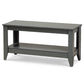 Elada Modern and Contemporary Grey Finished Wood Coffee Table FredCo