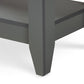 Elada Modern and Contemporary Grey Finished Wood Coffee Table FredCo