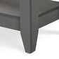 Elada Modern and Contemporary Grey Finished Wood Coffee Table FredCo