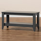 Elada Modern and Contemporary Grey Finished Wood Coffee Table FredCo