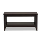 Elada Modern and Contemporary Wenge Finished Wood Coffee Table FredCo