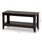 Elada Modern and Contemporary Wenge Finished Wood Coffee Table FredCo
