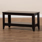 Elada Modern and Contemporary Wenge Finished Wood Coffee Table FredCo