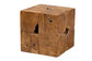 Eldora Rustic Transitional Natural Brown Teak Root End Table FredCo