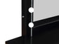 Eleanor Black Rectangular Mirror with Light 223364 Coaster FredCo