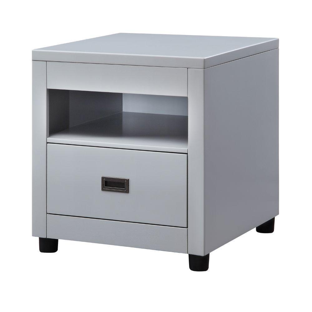 Eleanor End Table Dove Gray FredCo