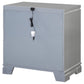 Eleanor Rectangular 2-drawer Nightstand Metallic 223462 Coaster FredCo