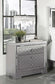 Eleanor Rectangular 2-drawer Nightstand Metallic 223462 Coaster FredCo