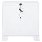 Eleanor Rectangular 2-drawer Nightstand White 223562 Coaster FredCo