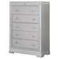 Eleanor Rectangular 5-drawer Chest Metallic 223465 Coaster FredCo