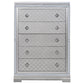 Eleanor Rectangular 5-drawer Chest Metallic 223465 Coaster FredCo