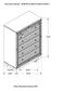 Eleanor Rectangular 5-drawer Chest White 223565 Coaster FredCo