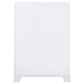 Eleanor Rectangular 5-drawer Chest White 223565 Coaster FredCo