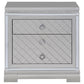 Eleanor Upholstered Tufted Bedroom Set Metallic Coaster California King, 4 Piece FredCo