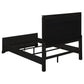 Eleanor Upholstered Tufted Bedroom Set Silver and Black Coaster Queen, 5 Piece FredCo