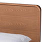 Eleni Modern and Contemporary Transitional Ash Walnut Brown Finished Wood Full Size 3-Drawer Platform Storage Bed FredCo