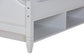 Elise Classic and Transitional White Finished Wood Full Size 4-Piece Bedroom Set FredCo
