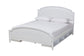 Elise Classic and Transitional White Finished Wood Full Size 4-Piece Bedroom Set FredCo