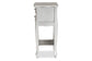 Eliya Classic and Traditional Brushed Silver Finished Wood 2-Drawer Nightstand FredCo