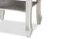 Eliya Classic and Traditional Brushed Silver Finished Wood 2-Drawer Nightstand FredCo