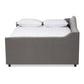 Eliza Modern and Contemporary Grey Fabric Upholstered Full Size Daybed FredCo