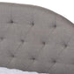 Eliza Modern and Contemporary Grey Fabric Upholstered Full Size Daybed with Trundle FredCo