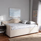 Eliza Modern and Contemporary Light Beige Fabric Upholstered Full Size Daybed FredCo