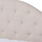 Eliza Modern and Contemporary Light Beige Fabric Upholstered Full Size Daybed with Trundle FredCo