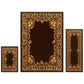 Elton Floral Victorian Vintage 3-Piece Rug FredCo