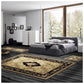 Elton Floral Victorian Vintage 3-Piece Rug FredCo