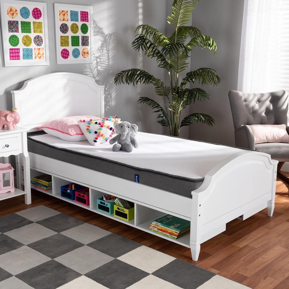 Emery 6-Inch Dual Layered Hypoallergenic Twin Size Memory Foam Mattress FredCo