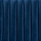 Emile Modern and Contemporary Navy Blue Velvet Fabric Upholstered and Dark Brown Finished Wood Full Size Headboard FredCo