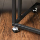 End Table Charcoal Gray and Black FredCo