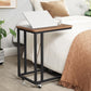 End Table Hazelnut Brown and Black FredCo