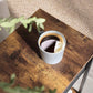 End Table Rustic Brown and Black FredCo