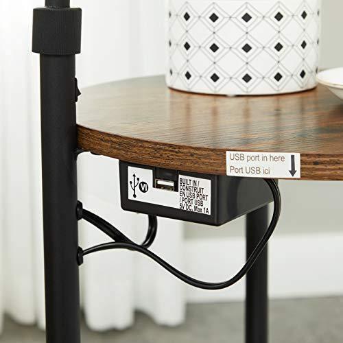 End Table with Lamp FredCo