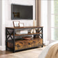 Entertainment Center for 50 Inch TV, Brown FredCo