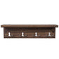 Entryway Coat Rack Rustic Brown 8 Hooks FredCo