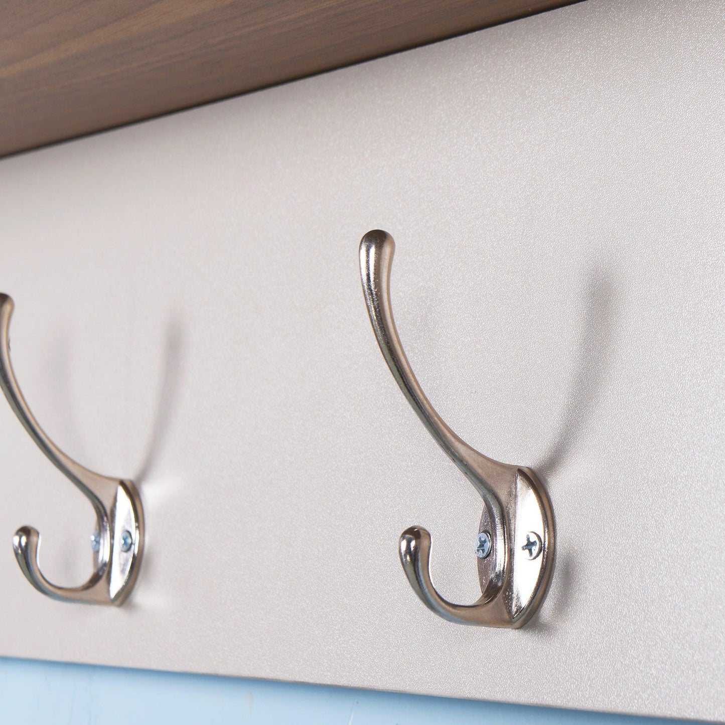 Entryway Wall Mounted Coat Rack Living Room Wall Hanging Shelf FredCo