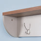Entryway Wall Mounted Coat Rack Living Room Wall Hanging Shelf FredCo