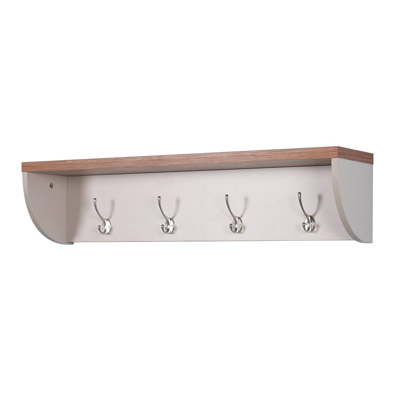 Entryway Wall Mounted Coat Rack Living Room Wall Hanging Shelf FredCo