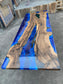Epoxy Table, Custom Sizes Walnut Blue, Red, Green FredCo