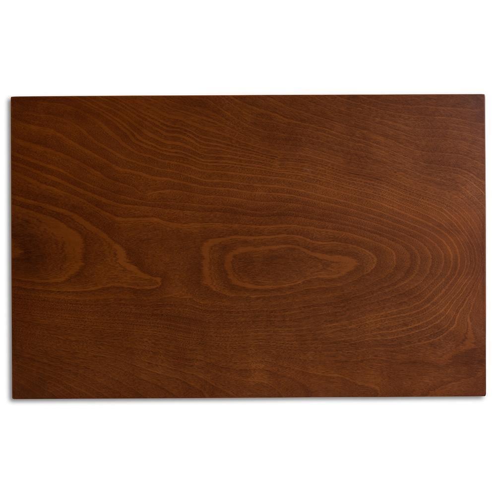 Erion Modern and Contemporary Walnut Brown Finished Wood 5-Piece Dining Set FredCo