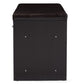 Espresso Entryway Bench FredCo