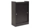 Espresso Shoe-Rack Cabinet FredCo